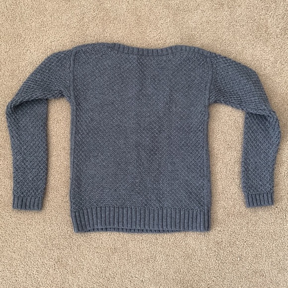 knitted gray sweater - Picture 4 of 4